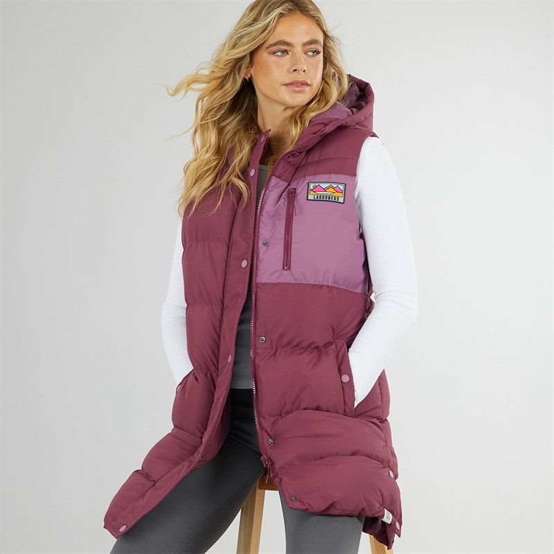 Lagooners Dame Explorer Gilet Burgundy