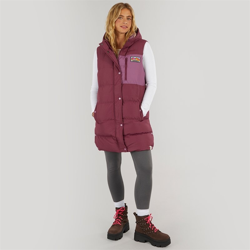 Lagooners Dame Explorer Gilet Burgundy - Billede 5