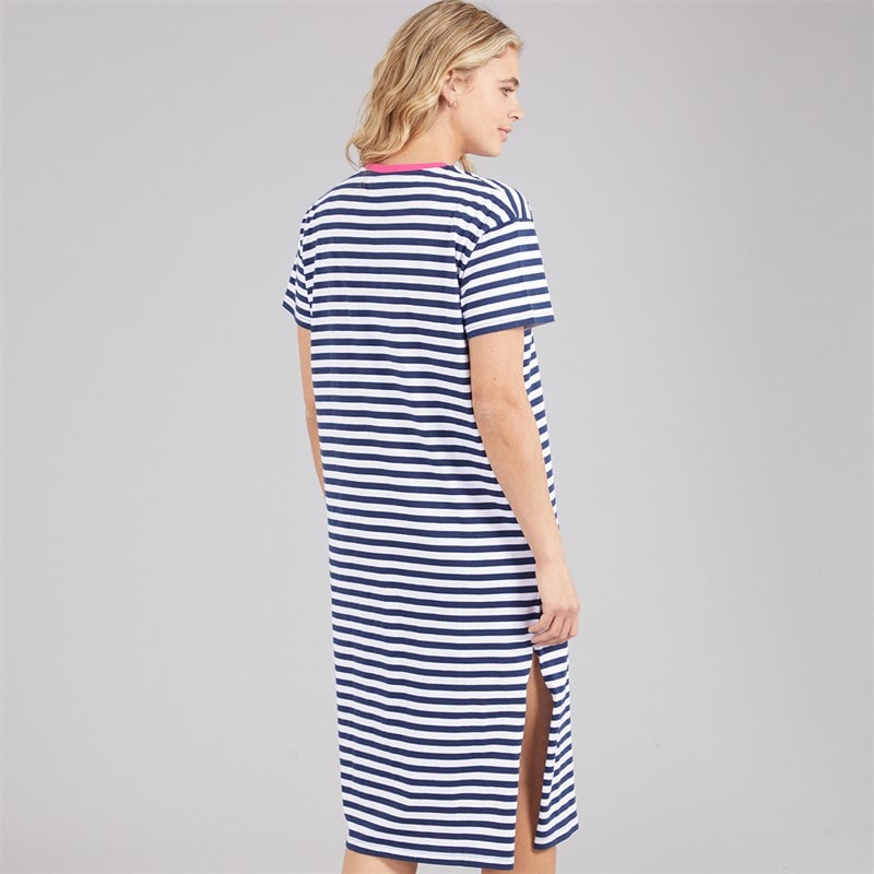 Lagooners Dame Gatemoor Kjole Navy/Hvid - Billede 2