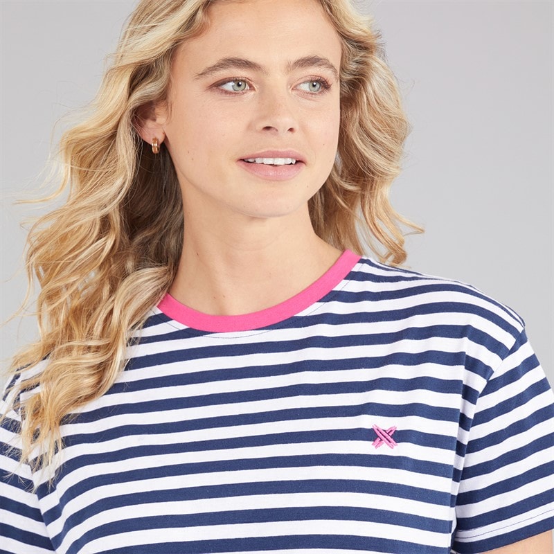 Lagooners Dame Gatemoor Kjole Navy/Hvid - Billede 3