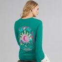 Lagooners Dame Airdrie Langærmet T-shirt Teal