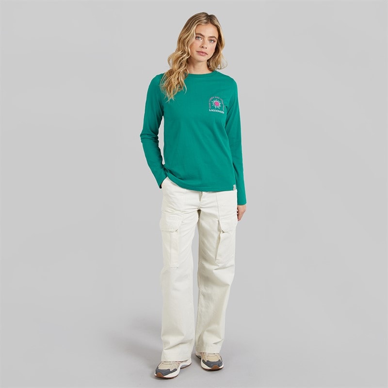 Lagooners Dame Airdrie Langærmet T-shirt Teal - Billede 4