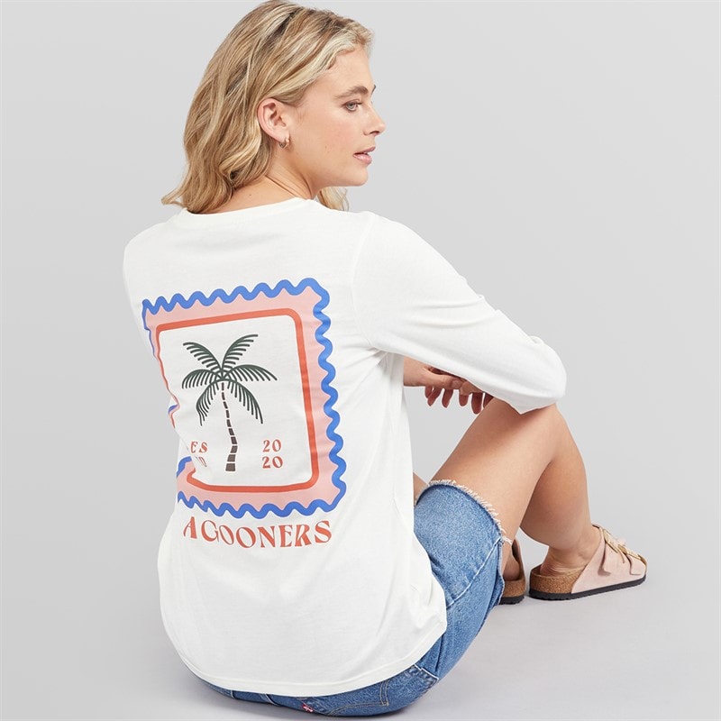 Lagooners Dame Lanternwood Langærmet T-shirt Ecru