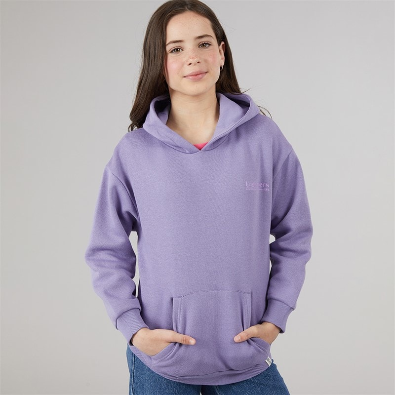 Lagooners Piger Driftwood Hættetrøje Violet - Billede 2