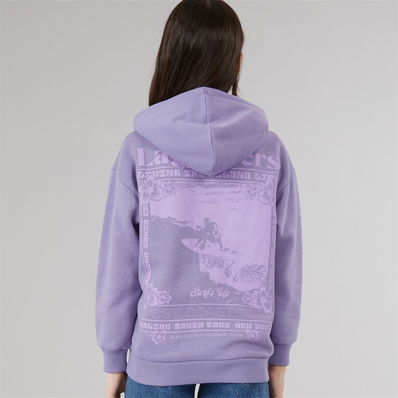 Lagooners Piger Driftwood Hættetrøje Violet - Billede 3