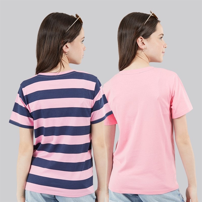 Lagooners Piger Mælkebøtte To Pak T Shirts Pink - Billede 2