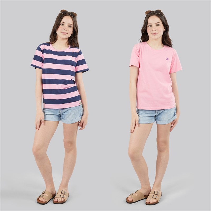 Lagooners Piger Mælkebøtte To Pak T Shirts Pink - Billede 3