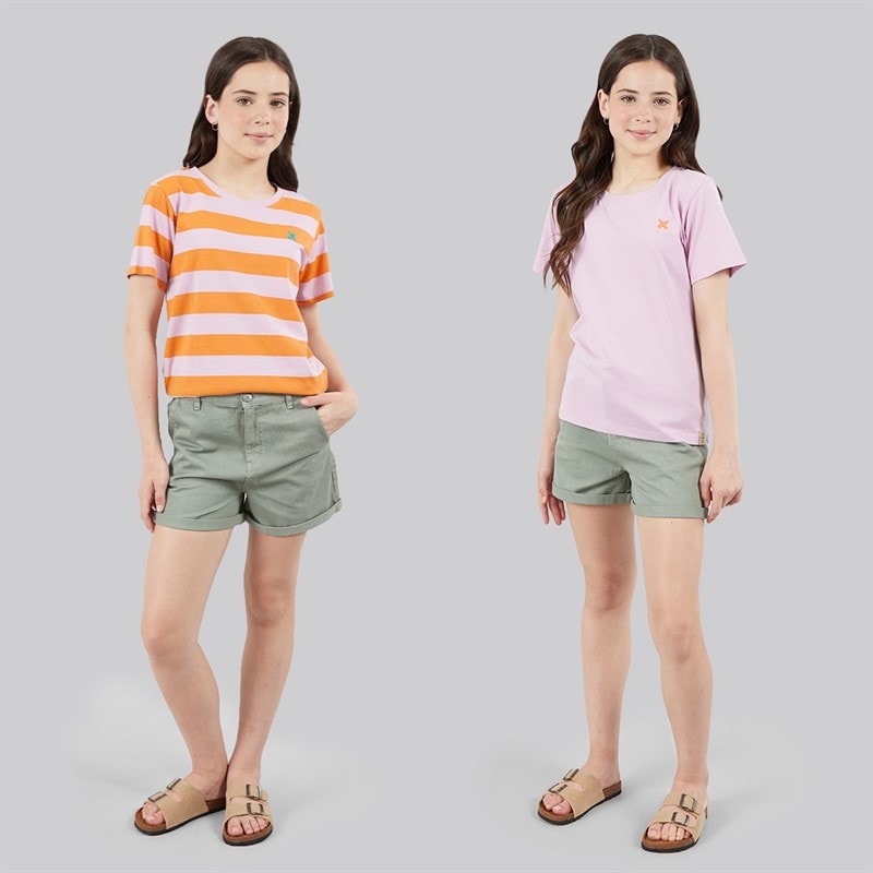 Lagooners Piger Mælkebøtte To Pak T Shirts Lilac - Billede 3