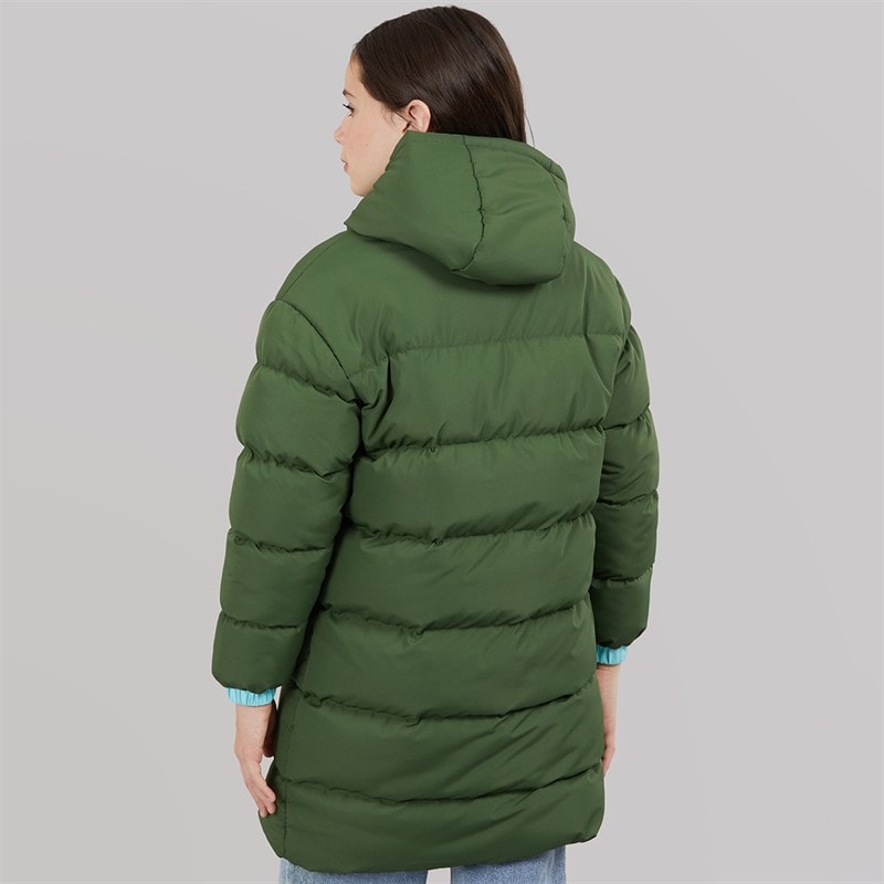 Lagooners Piger Thmfield Lang Puffer Jakke Forest Green - Billede 2