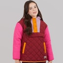 Lagooners Piger Whitworth Puffer Jakke Plum