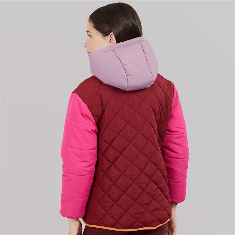 Lagooners Piger Whitworth Puffer Jakke Plum - Billede 2