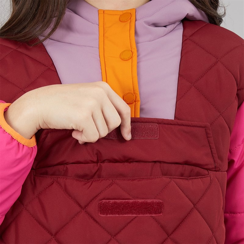 Lagooners Piger Whitworth Puffer Jakke Plum - Billede 3