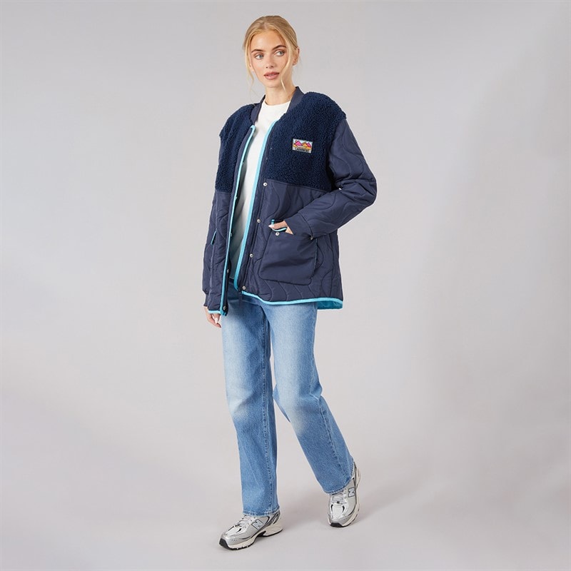 Lagooners Dame Chatsworth Bomber Jakke Marineblå - Billede 4