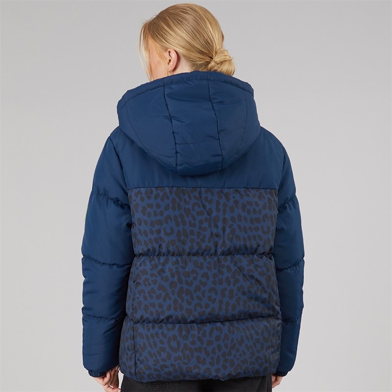 Lagooners Dame Aussie Kort Dunjakke Leopard - Billede 2