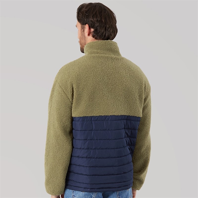 Lagooners Herre Hybrid Jakke Khaki/Mustard - Billede 2