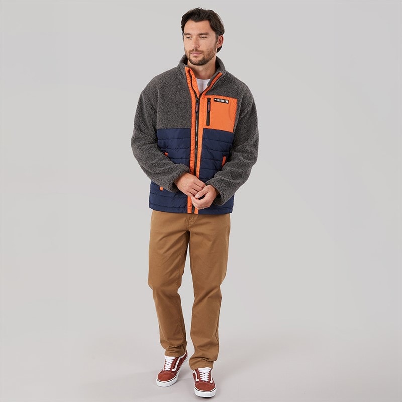 Lagooners Herre Hybrid Jakke Steel Grey/Burnt Orange - Billede 4