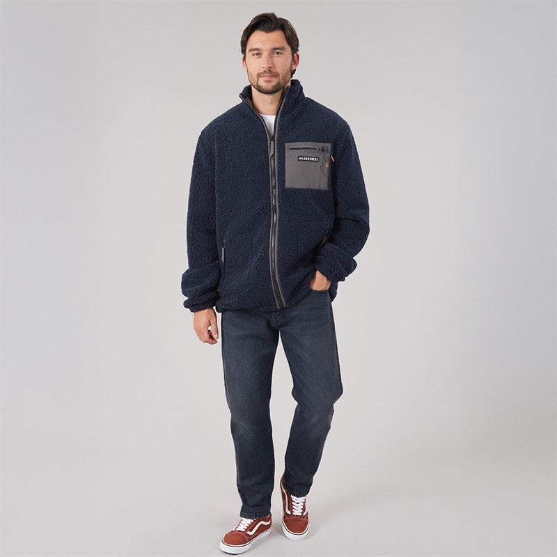 Lagooners Herre Rafferty Borg Lyn Gennem Jakke Navy/Charcoal - Billede 3