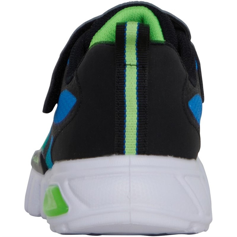 SKECHERS SPORT SKECHERS Junior S Lys Fleks Glød - Dezlo Træningssko Blå/Sort/Lime - Billede 3