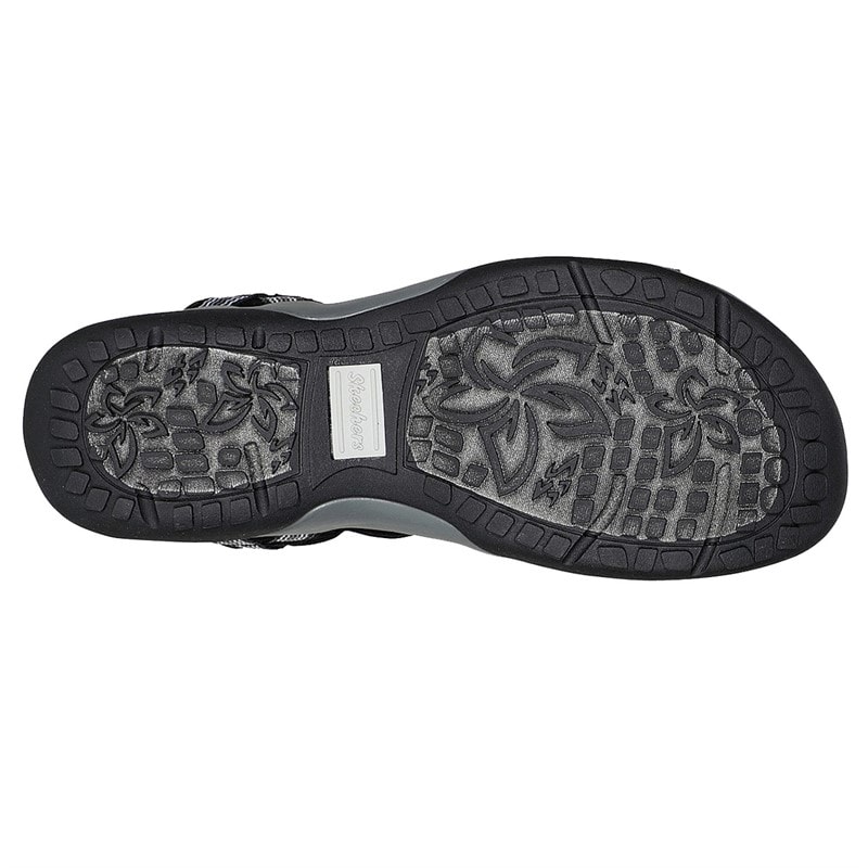 SKECHERS SPORT SKECHERS Dame Reggae Slim Sun Array Sandaler Sort - Billede 2