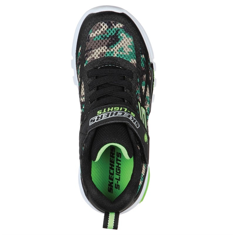 SKECHERS SPORT SKECHERS Sko til små Drenge Flex Glow Rondler Camouflage - Billede 4