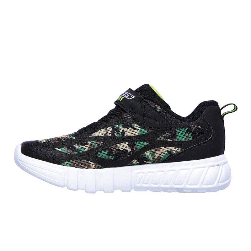 SKECHERS SPORT SKECHERS Sko til små Drenge Flex Glow Rondler Camouflage - Billede 5