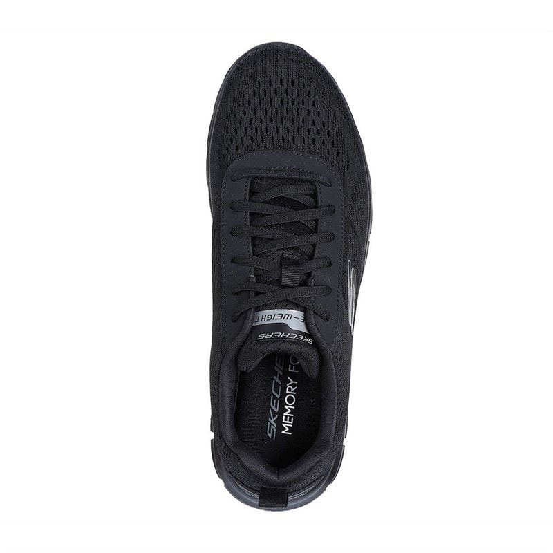 SKECHERS SPORT SKECHERS Herre Track Leshur Sneakers Sort - Billede 4