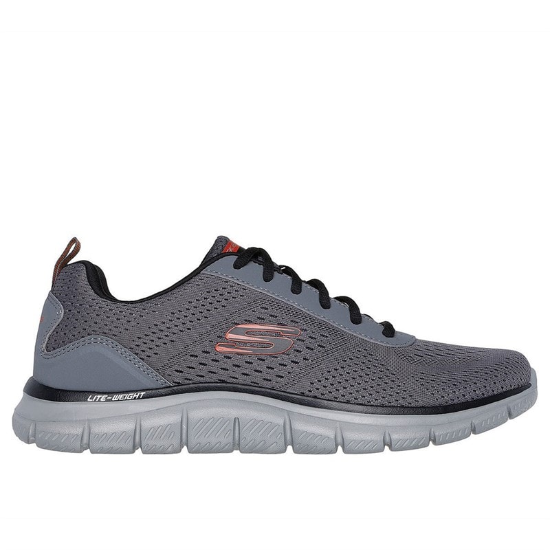 SKECHERS Herre Track Leshur Sneakers Grå