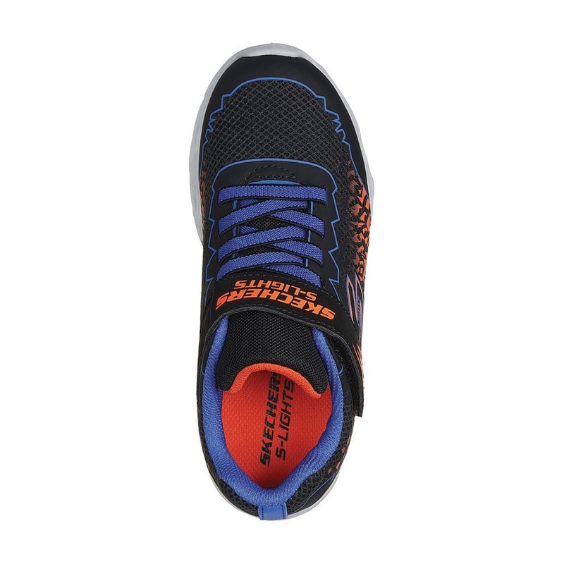 SKECHERS SPORT SKECHERS Junior Drenge S Lights Vortex 2.0 Zorento træningssko Sort - Billede 4