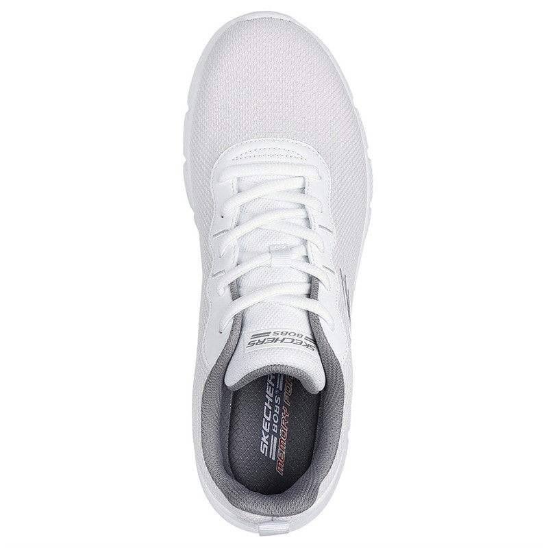 SKECHERS SPORT SKECHERS Hvid Sneakers til Herre Bobs B Flex Icy Edge - Billede 4