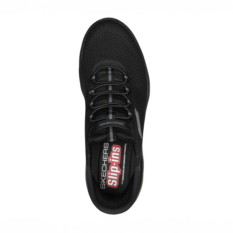 SKECHERS SPORT SKECHERS Herre Menss Summit Slip-Ins High Range Sneakers Sort - Billede 4
