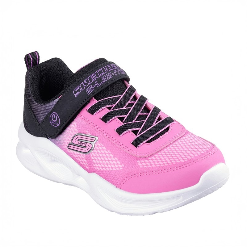 SKECHERS SPORT SKECHERS Piger Sola Glow Ombre Deluxe Sneakers Sort - Billede 3