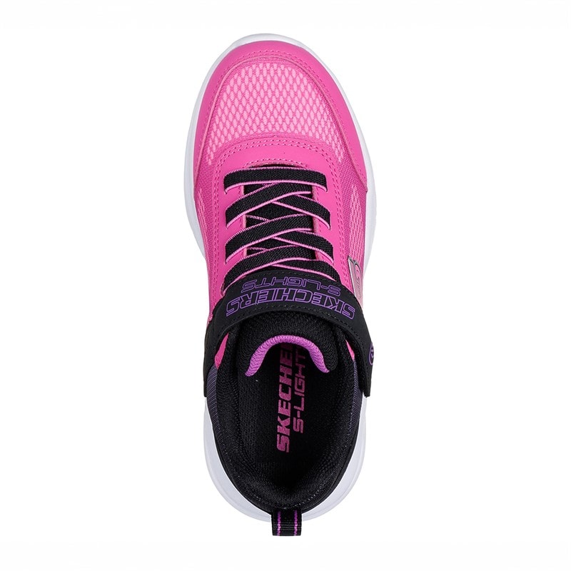 SKECHERS SPORT SKECHERS Piger Sola Glow Ombre Deluxe Sneakers Sort - Billede 4