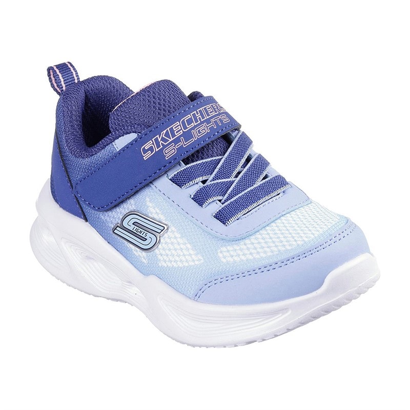 SKECHERS SPORT SKECHERS spædBørn Piger Sola Glow Ombre Deluxe Sneakers Marineblå - Billede 3