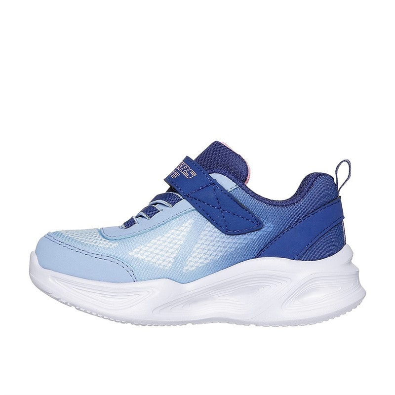 SKECHERS SPORT SKECHERS spædBørn Piger Sola Glow Ombre Deluxe Sneakers Marineblå - Billede 5