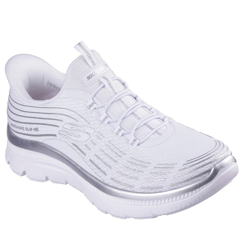 SKECHERS SPORT SKECHERS Dame slip in sneakers Summits Plus Hvid - Billede 3