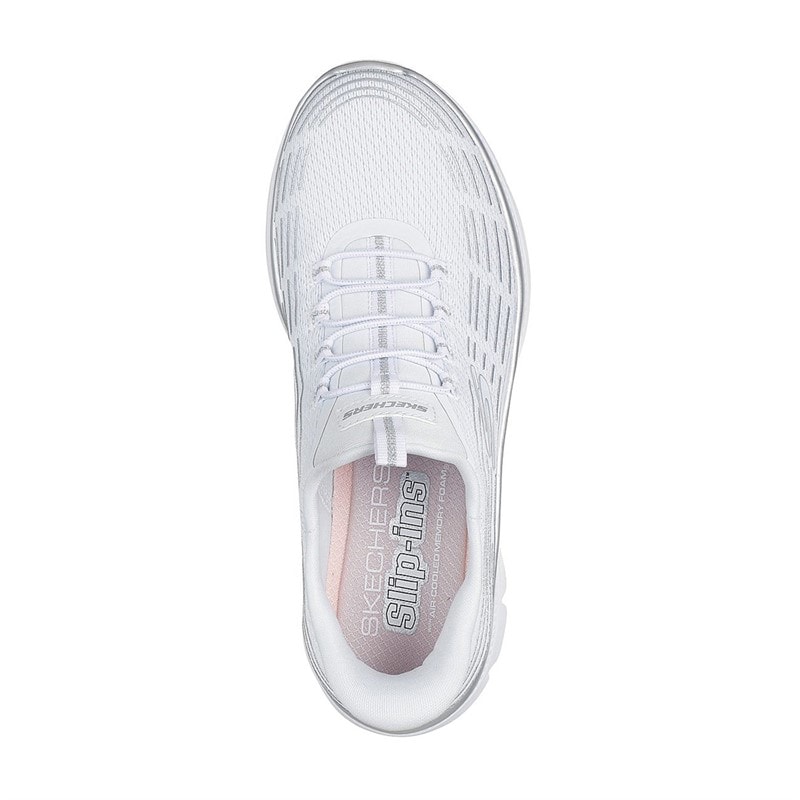 SKECHERS SPORT SKECHERS Dame slip in sneakers Summits Plus Hvid - Billede 4