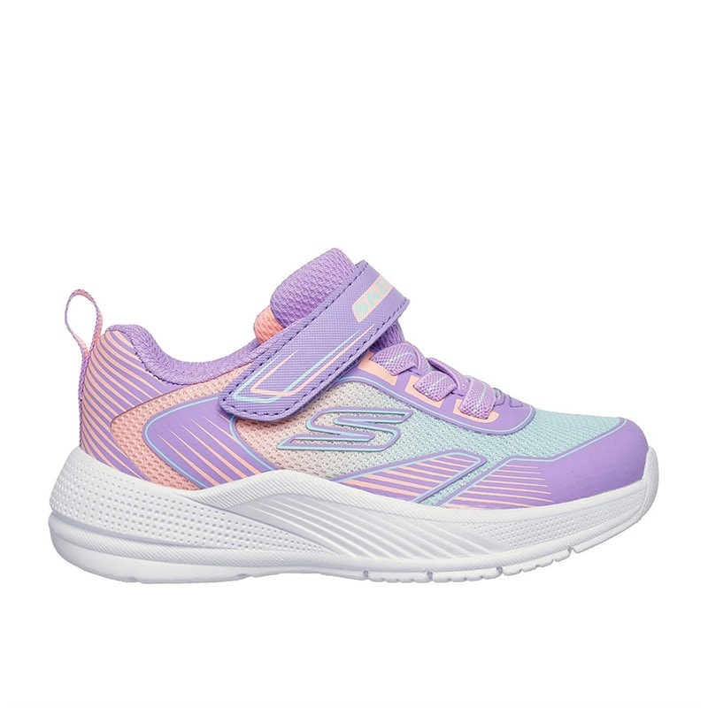 SKECHERS SPORT SKECHERS spædBørn Piger Microspec Advance Oasis Point Sportssko Lilla - Billede 1