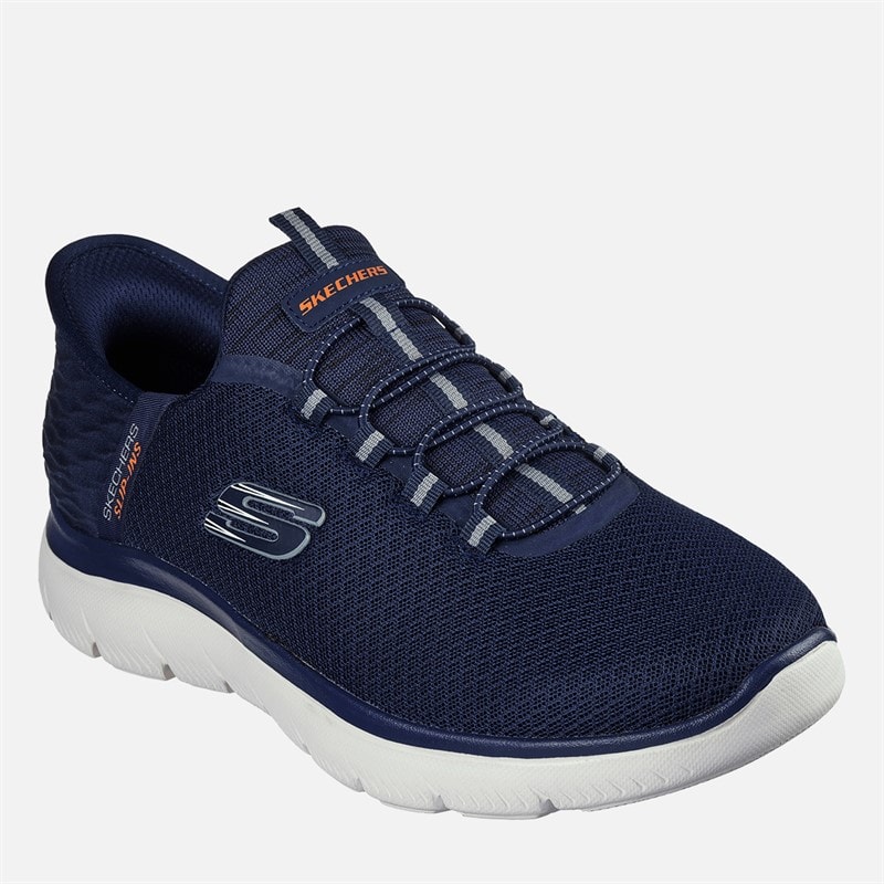 SKECHERS SPORT SKECHERS Herre Summits Høj Række Slip-In Sneakers Navy - Billede 3