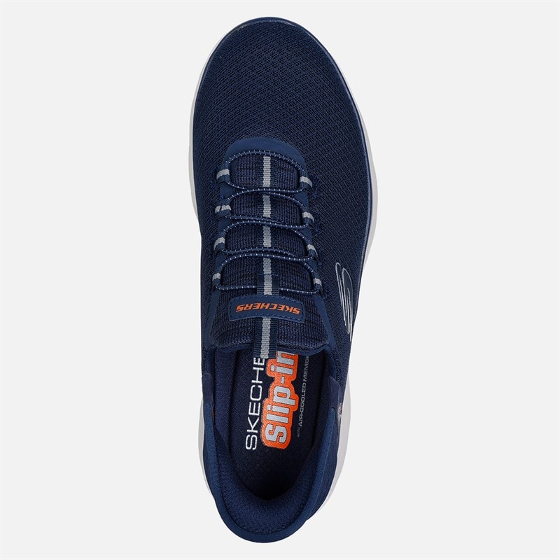 SKECHERS SPORT SKECHERS Herre Summits Høj Række Slip-In Sneakers Navy - Billede 4