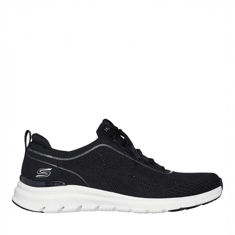 SKECHERS SPORT SKECHERS Dame Pure Flex Midnight Star Sneakers Sort - Billede 1
