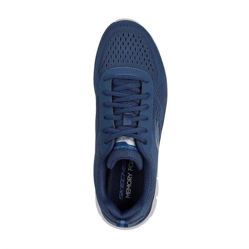 SKECHERS SPORT SKECHERS Herre Track Leshur Sneakers Blå - Billede 4