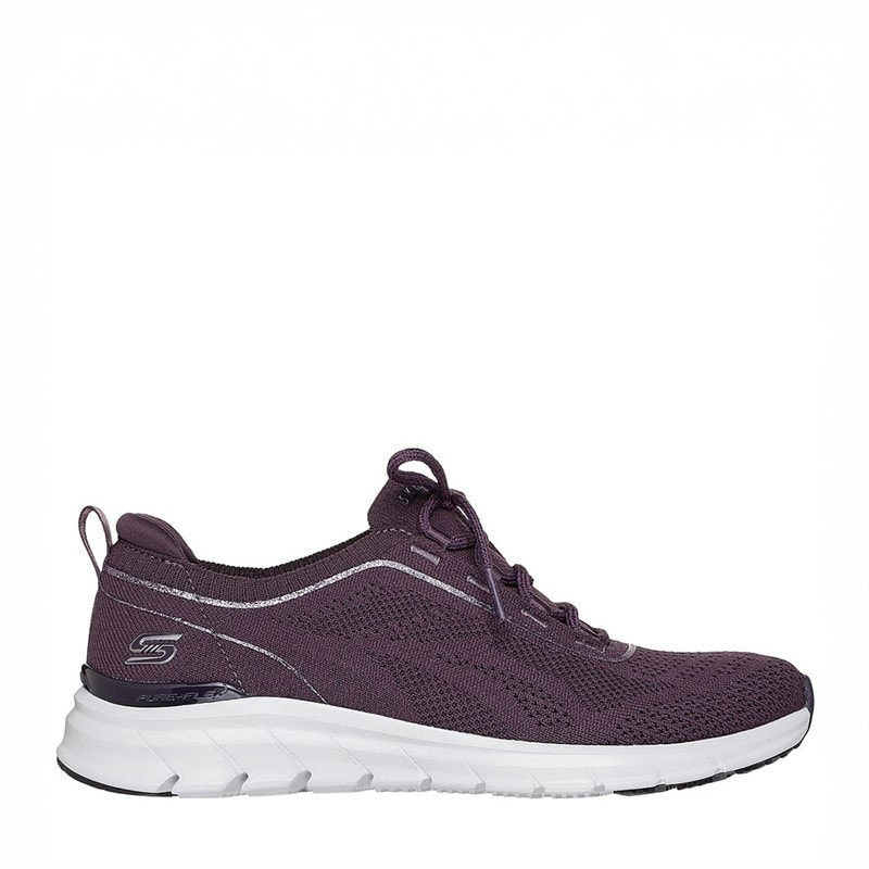 SKECHERS SPORT SKECHERS Dame Pure Flex Midnight Star Sneakers Lilla - Billede 1
