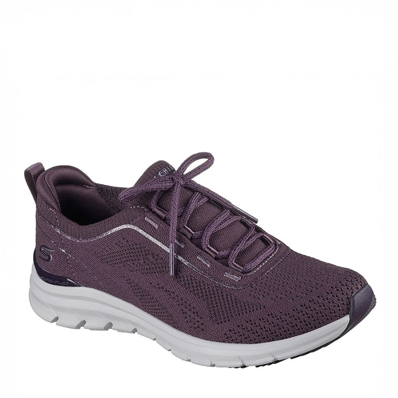 SKECHERS SPORT SKECHERS Dame Pure Flex Midnight Star Sneakers Lilla - Billede 3