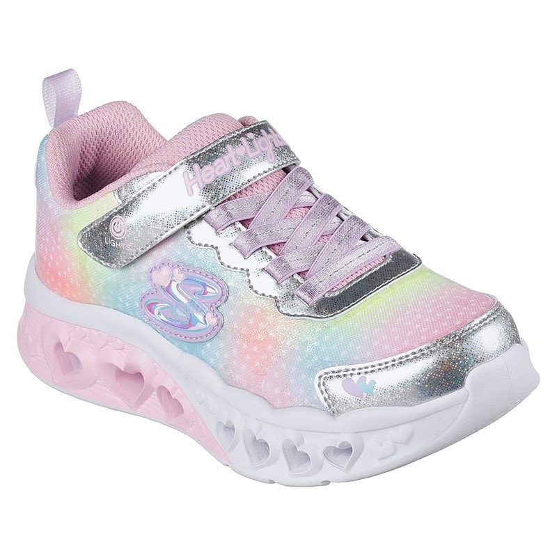 SKECHERS SPORT SKECHERS Piger Hjerte Lys Simply Love Sneakers Sølv - Billede 3
