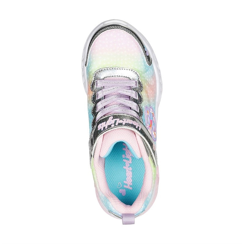 SKECHERS SPORT SKECHERS Piger Hjerte Lys Simply Love Sneakers Sølv - Billede 4