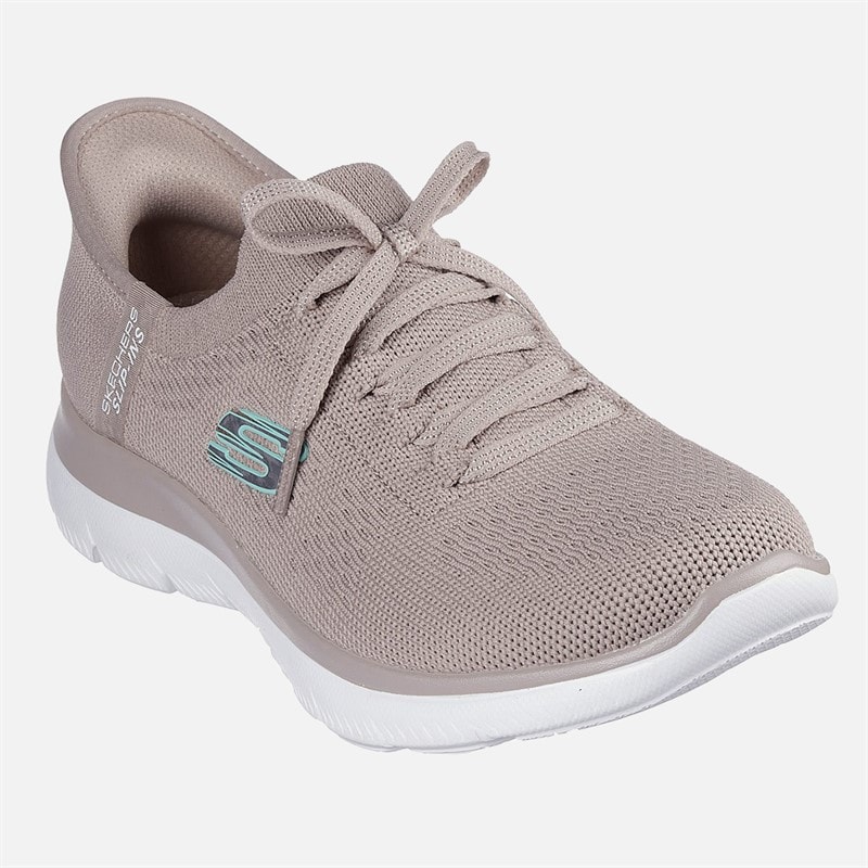 SKECHERS SPORT SKECHERS Dame Summits Slip in Nye Daglige Sneakers Natural - Billede 3