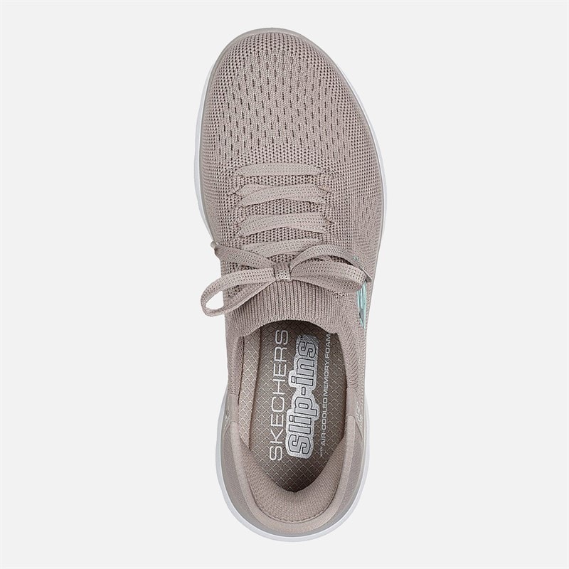 SKECHERS SPORT SKECHERS Dame Summits Slip in Nye Daglige Sneakers Natural - Billede 4