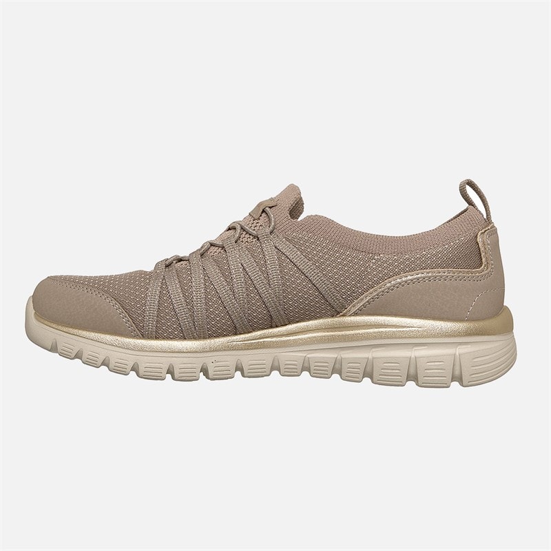 SKECHERS SPORT SKECHERS Dame Elegant Sneakers Natural - Billede 5