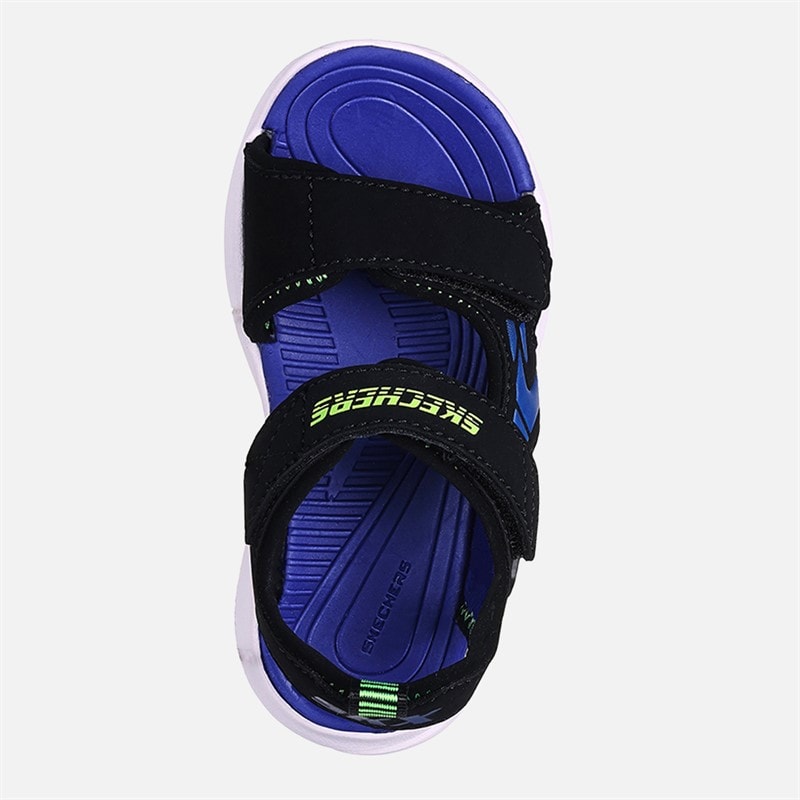 SKECHERS SPORT SKECHERS Drenge Razor Splash Sandaler Sort - Billede 4