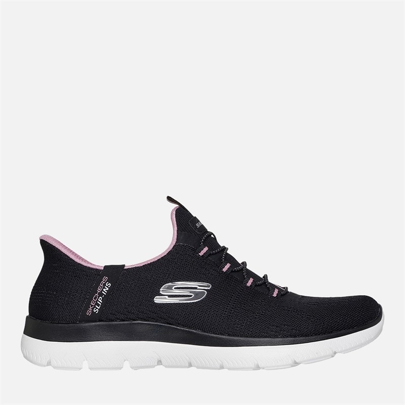 SKECHERS SPORT SKECHERS Dame Summits Drømmesøger Slip-In Sneakers Black & Purple/Mauve - Billede 1